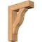 Ekena Millwork Funston Block Smooth Bracket w/ Offset Brace, Western Red Cedar, 7 1/2"W x 26"D x 34"H BKT0806X26X34FST05SWR - alternate 1
